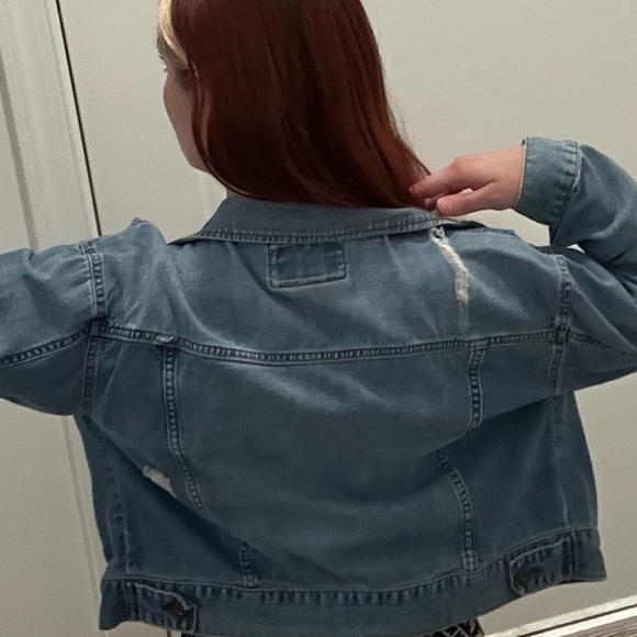 Jean Jacket with Rips - Picture 4 of 4